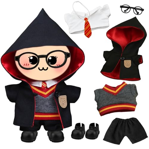 7 Stück Puppen Kleidung & Zubehör für 17cm Puppen, Collegiate Style Doll Outfit Sets enthalten 1 Mantel +1 T-Shirt +1 Weste +1 Hose +1 Krawatte + 1 Rahmen + 1 Schuhe No Doll 7 Stück Puppen Kleidung & Zubehör für 17cm Puppen, Collegiate Style Doll Outfit Sets enthalten 1 Mantel +1 T-Shirt +1 Weste +1 Hose +1 Krawatte + 1 Rahmen + 1 Schuhe No Doll von Carreuty