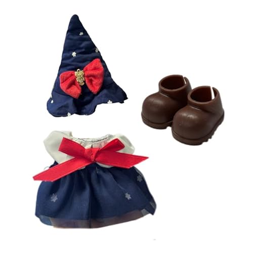 3 Stück Puppenkleidung für 17cm Plüsch Puppen, Hexe Puppe Outfit Satz Mit 1 Gazerock 1 Schirmmütze 1 Schuh Puppe Bekleidung Plüsch für Weihnachten Geburtstagsgeschenk 3 Stück Puppenkleidung für 17cm Plüsch Puppen, Hexe Puppe Outfit Satz Mit 1 Gazerock 1 Schirmmütze 1 Schuh Puppe Bekleidung Plüsch für Weihnachten Geburtstagsgeschenk von Carreuty