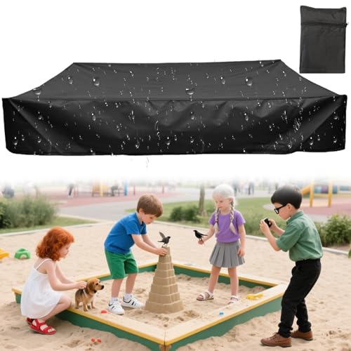 Sandkasten Abdeckplane 125x125x20cm, Sandkastenabdeckungen Sandkasten Netz Schutzhülle Sandkasten Quadratisch mit Aufbewahrungsbeutel Gummizug Kordelzug Winddicht Staubdicht Anti-UV 210D Oxford-Stoff Sandkasten Abdeckplane 125x125x20cm, Sandkastenabdeckungen Sandkasten Netz Schutzhülle Sandkasten Quadratisch mit Aufbewahrungsbeutel Gummizug Kordelzug Winddicht Staubdicht Anti-UV 210D Oxford-Stoff von Carreuty