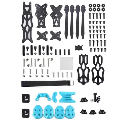 Carriere Für HD 5Inch HD5 Quadcopter Frame + 3D-Gedruckte Teile Kit 5,5mm Arm Aus Kohlefaser für FPV-RC-Renn-Drohnen von Carriere