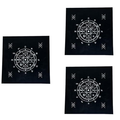 Carriere K-Stil 49 X 49 cm Tarot-Tischspiel-Abdeckung, Ritual-Zubehör, Hexenbedarf, Spiel-Abdeckung von Carriere