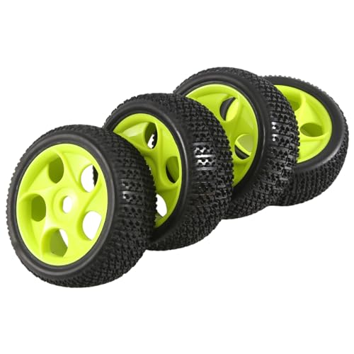 Carriere RC 1:8 Off Road Car Gummireifen und Kunststofffelgen HUB HEX 17 mm 81-801 Teile Zubehör,B von Carriere