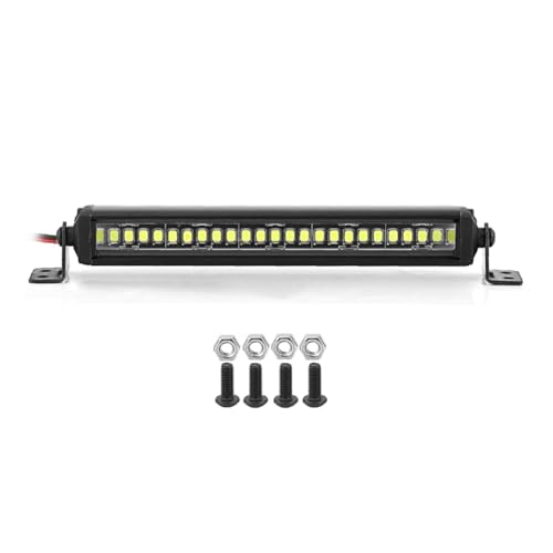 Carriere RC Auto-Dachlampe 24 36 LED-Lichtleiste für 1/10 RC Crawler Axial SCX10 90046/47 SCX24 Wrangler D90 TRX4 Karosserie, C Ersatzteile von Carriere