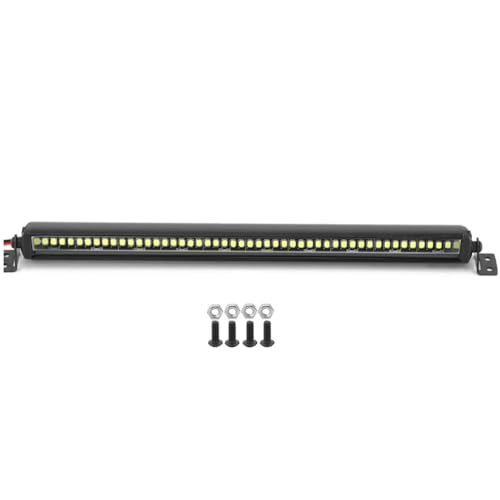 Carriere RC Auto-Dachlampe 24 36 LED-Lichtleiste für 1/10 RC Crawler Axial SCX10 90046/47 SCX24 Wrangler D90 TRX4 Karosserie, F Ersatzzubehör von Carriere