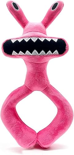 Rainbow Friends Plüschtier Anime Kuscheltiere Kawaii Plush Stofftier Cute Plushies Plushie Monster Plüschtiere Stofftiere Plüschkissen Halloween Weihnachten Geschenke für Kinder 10.6 Inch(Rosa) von Carrotee