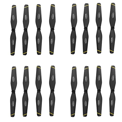 Carruuba 16 Stücke Flugzeug Propeller Fan Blade Set für Sg700 / Xs809 / Dm107S Faltbare Quadrotor Drohne von Carruuba