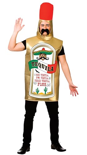 Carry Me - Tequila Flaschen-Kostüm für Erwachsene, Einheitsgröße, FN-8628 von Wicked Costumes