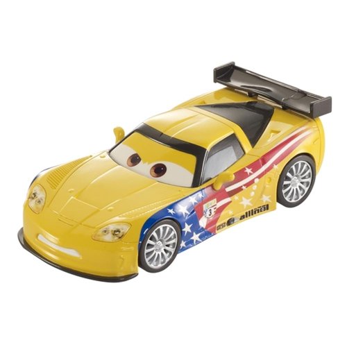 Disney Cars 2 Fahrzeug Race Jeff Gorvette - V2814 von Disney