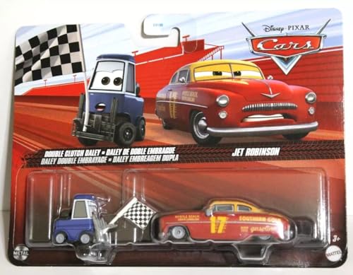 Cars Disney Pixar Pack 2 Autos Metall 1:55 – Double Clutch Daley & Jet Robinson von Cars