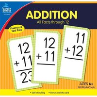 Addition All Facts Through 12 Flash Cards von Carson Dellosa Pub