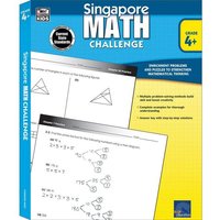 Singapore Math Challenge, Grades 4 - 6 von Carson Dellosa Education