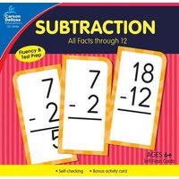 Subtraction All Facts Through 12 Flash Cards von Carson Dellosa Pub