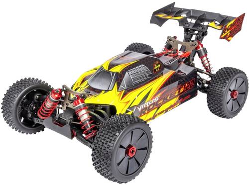 Carson Modellsport Virus 6S 120 km/h 1:8 RC Modellauto Elektro Buggy Allradantrieb (4WD) RtR 2,4GHz von Carson Modellsport