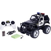 Carson Modellsport Jeep Wrangler Police   1:12 RC Einsteiger Modellauto Elektro Geländewagen  RtR 2,4 GHz von Carson Modellsport