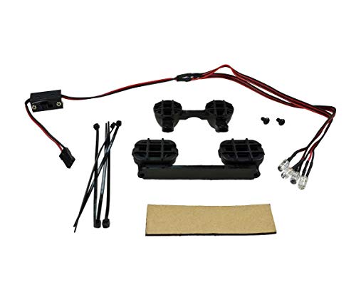 Carson LED Licht-Set für Tamiya DT03/TT02B, Ersatzteil, Modellbau, Zubehör, Tuningteile, 500906235, Mehrfarbig, M von Carson