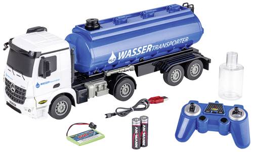 Carson Modellsport MB Arocs Wassertransporter 1:26 RC Einsteiger Funktionsmodell LKW von Carson Modellsport