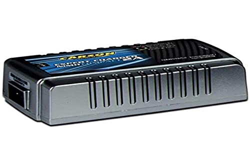 Carson 500606069 Expert Charger NiMH Compact 2A Lader- Schnellladegerät für NiMH-Akkus, Einsteigerfreundlich, Überwachungs-LED, Schwarz von Carson