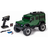 CARSON 500404236 1:8 Land Rover Defender 100% RTR British grün von Carson