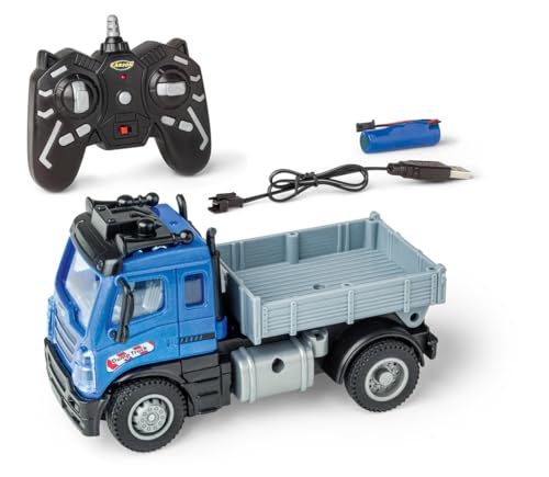 Carson 1:50 Nano City Kipper 2.4GHz - Ferngesteuertes Auto, RC Fahrzeug, Fahrzeit 40 Min, Spielzeug für Kinder, Baufahrzeug, Remote Control Car Carson 1:50 Nano City Kipper 2.4GHz - Ferngesteuertes Auto, RC Fahrzeug, Fahrzeit 40 Min, Spielzeug für Kinder, Baufahrzeug, Remote Control Car von Carson