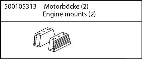 Carson 500105313 - X10NB/NT Motorböcke, 2 von Carson