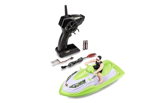 Carson 500108052 Jetski 2.4GHz 100% RTR - Ferngesteuertes Boot, RC Boot, Ferngesteuertes Boot für Kinder und Erwachsene, inklusive Fernsteuerung von Carson