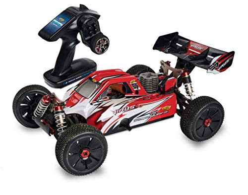 Carson Modellsport Modellauto Nitro Allradantrieb 2,4GHz 500204031 Buggy Virus 4.0 1:8 V21 – RC Verbrenner, 1.9 PS, 4WD, bis zu 65 km/h schnell, Offroad, RTR, 2.4 GHz, ferngesteuertes Auto, Mehrfarbig von Carson