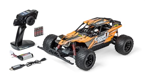 Carson 500404278 1:10 FE Cage Devil 3.0 2.4G 100% RTR - Ferngesteuertes Auto, Offroad Truggy, inkl. Batterien und Fernsteuerung, Truggy, Orange Carson 500404278 1:10 FE Cage Devil 3.0 2.4G 100% RTR - Ferngesteuertes Auto, Offroad Truggy, inkl. Batterien und Fernsteuerung, Truggy, Orange von Carson