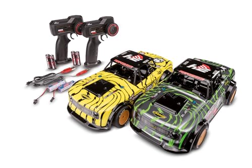 Carson 500404297 1:12 Race Rival Combo 2,4GHz 100% RTR - Ferngesteuertes Auto, RC Auto, RC Kombo Set, RC Spielzeug, Ferngesteuertes Auto, RC Racer von Carson