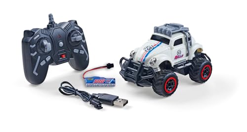 Carson 500404317 1:32 VW Beetle Rally 2.4GHz RTR Weiss - Ferngesteuertes Auto, Fahrzeug, Fahrzeit 60 min, RC Auto für Kinder, Spielzeug für Kinder, Remote Control Car Carson 500404317 1:32 VW Beetle Rally 2.4GHz RTR Weiss - Ferngesteuertes Auto, Fahrzeug, Fahrzeit 60 min, RC Auto für Kinder, Spielzeug für Kinder, Remote Control Car von Carson