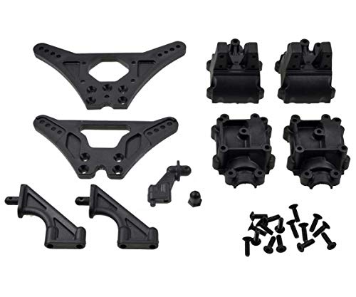 Carson 500405346 - Modellbauzubehör: X10EB Dämpferbrücken/Getriebegehäuse von Carson