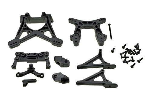 Carson 500405667 - X10EB-2WD Dämpferbrücke/Karo-Halter-Set, Zubehör von Carson