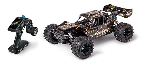 Carson 500409064 1:8 King of Dirt Cage 4S RTR - RC Buggy, ferngesteuertes Auto, Offroad, hochwertig, RC Fahrzeug, RC Auto 80 km/h von Carson