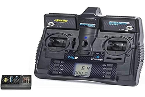 Carson 500500085 - FS Reflex Stick Pro 3.1 2.4G LCD 4 Kanal, Modellbau, Zubehör, Fernsteuerung, Empfänger, Schwarz von Carson