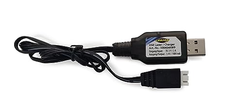 Carson 500606089 USB-Lader 7,4V/1000mAh Li-Ion XHP-Steck. - Ladekabel, RC Ladekabel, Ladekabel für LiIon Akkus von Carson