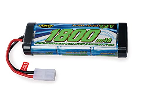 Carson Akku Racing Pack | NiMH | 7,2 Volt | 1800 mAh | TAM-Stecker #500608221 von Carson