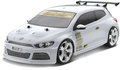 Carson 500800054-1:10 Karosserie VW Scirocco mit Dekor, weiß von Carson