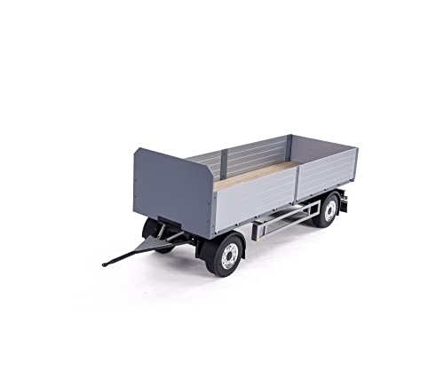 Carson 500907624 1:14 2-Achs Baustoff-Anhänger - RC, Zubehör für Tamiya Trucks, Ersatzteile, Tuningteile, Modellbau, Made in Germany von Carson