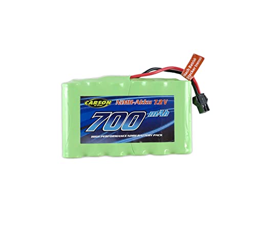 Carson NIMH 7,2V 700 MAH JST Stecker, Ersatzakku für RC Fahrzeuge, Zubehör, 500608204 von Carson