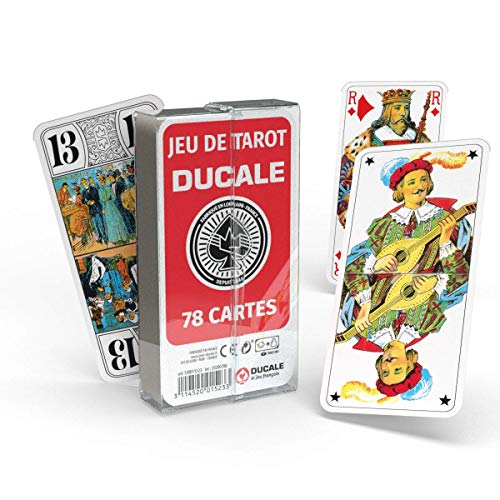 Ducale, Das französische Spiel Tarot-Spiel 78 Karten, ab 6 Jahren, Kunststoffbox, Mehrfarbig von France Cartes