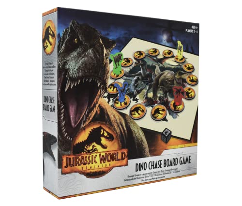 Cartamundi Jurassic World Dino Chase Brettspiel, spannendes familienfreundliches Dinosaurier-Spiel, für 2–4 Spieler, tolles Geschenk für Kinder ab 4 Jahren Cartamundi Jurassic World Dino Chase Brettspiel, spannendes familienfreundliches Dinosaurier-Spiel, für 2–4 Spieler, tolles Geschenk für Kinder ab 4 Jahren von Cartamundi