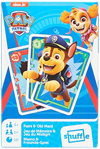 Cartamundi Paw Patrol Paare und Old Maid Spielkarten, 1 Deck von Shuffle