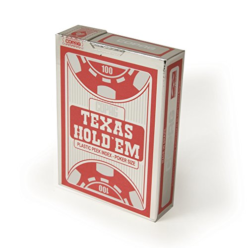 Cartamundi Texas Holdem Silver peek Index czerwone von Cartamundi