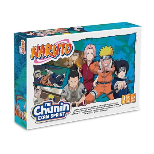 Shuffle Naruto. Der Chunin-Prüfungssprint. Modernes klassisches Ninja-Prüfungsrennen. Brettspiel für Kinder ab 8 Jahren von Cartamundi