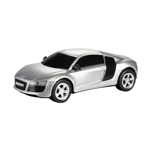 Cartronic Audi R8 Silber (Maßstab 1:43) I Rennauto mit innovativen Stromabnehmern für extreme Langlebigkeit I Passend für Car-Speed Sets ab 2009 von Cartronic