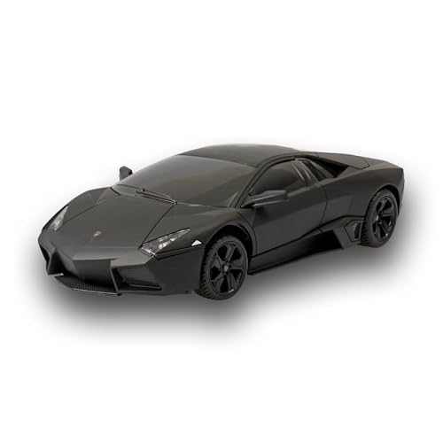 Cartronic RC Fahrzeug Lamborghini Reventon - ferngesteuertes Auto - Spielzeug-PKW 1:24 - Schwarz - remote control car für Kinder ab 8 Jahren von Cartronic