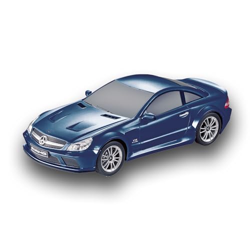 Cartronic RC Fahrzeug Mercedes-Benz SL 65 - ferngesteuertes Auto - Spielzeug-PKW 1:24 - blau-metallic - Remote Control car für Kinder ab 8 Jahren von Cartronic