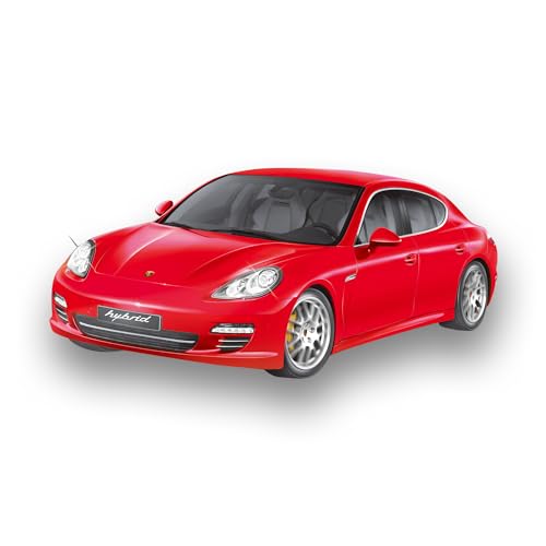 Cartronic RC Fahrzeug Porsche Panamera S Hybrid - ferngesteuertes Auto - Spielzeug-PKW 1:14 Rot - Remote Control car für Kinder ab 8 Jahren von Cartronic