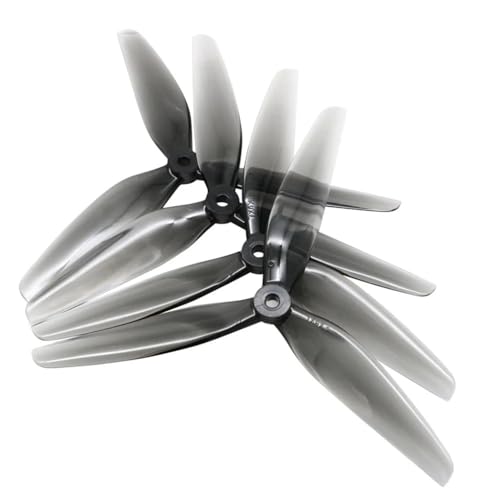 2 Paar 7040 3-Blade CW CCW Kunststoff Propeller Loch Durchmesser 5mm für RC FPV Drohne Quadcopter Modell DIY Teile von Caruner