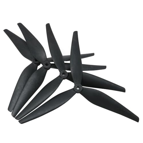 2 Paar 9050 3-Blade CW CCW Mixed Carbon Propeller Prop für RC FPV Drohne Quadcopter Modell DIY Teile von Caruner