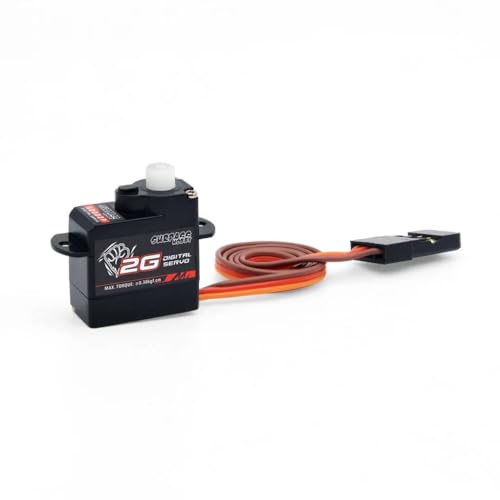 2G High Torque Plastic Gear Servo Micro Digital Servo for RC Aircraft Airplane Fixed Wing Helicopter RC Model von Caruner